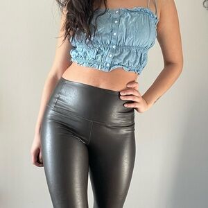 🌼 Stylish Denim-Inspired Top by  Aerie, Size Medium 🌼